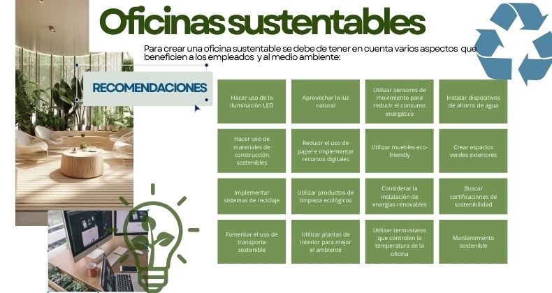 20 Recomendaciones para una oficina sustentable