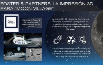 Foster & Partners: La impresión 3D para “Moon Village” 