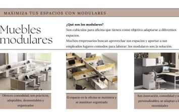 Maximiza tus espacios con muebles modulares