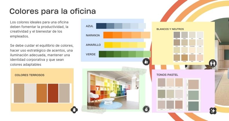 Selección de colores para la oficina ¿Cuál es el color ideal para una oficina?