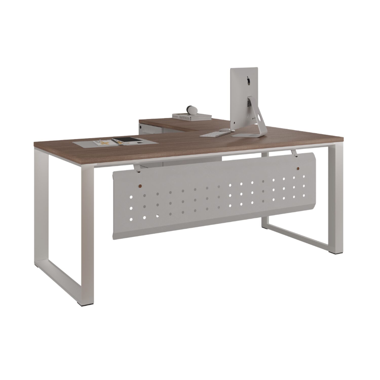 Escritorio SQ Semiejecutivo con credenza lateral