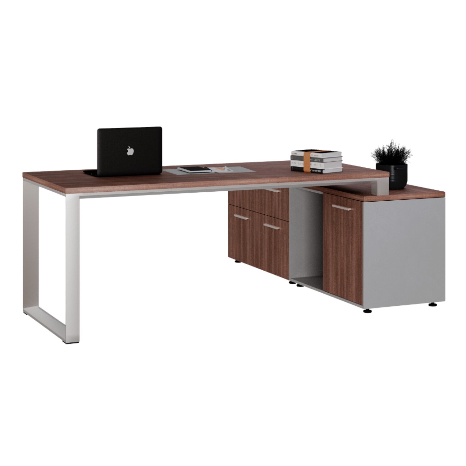 Escritorio SQ Con credenza lateral