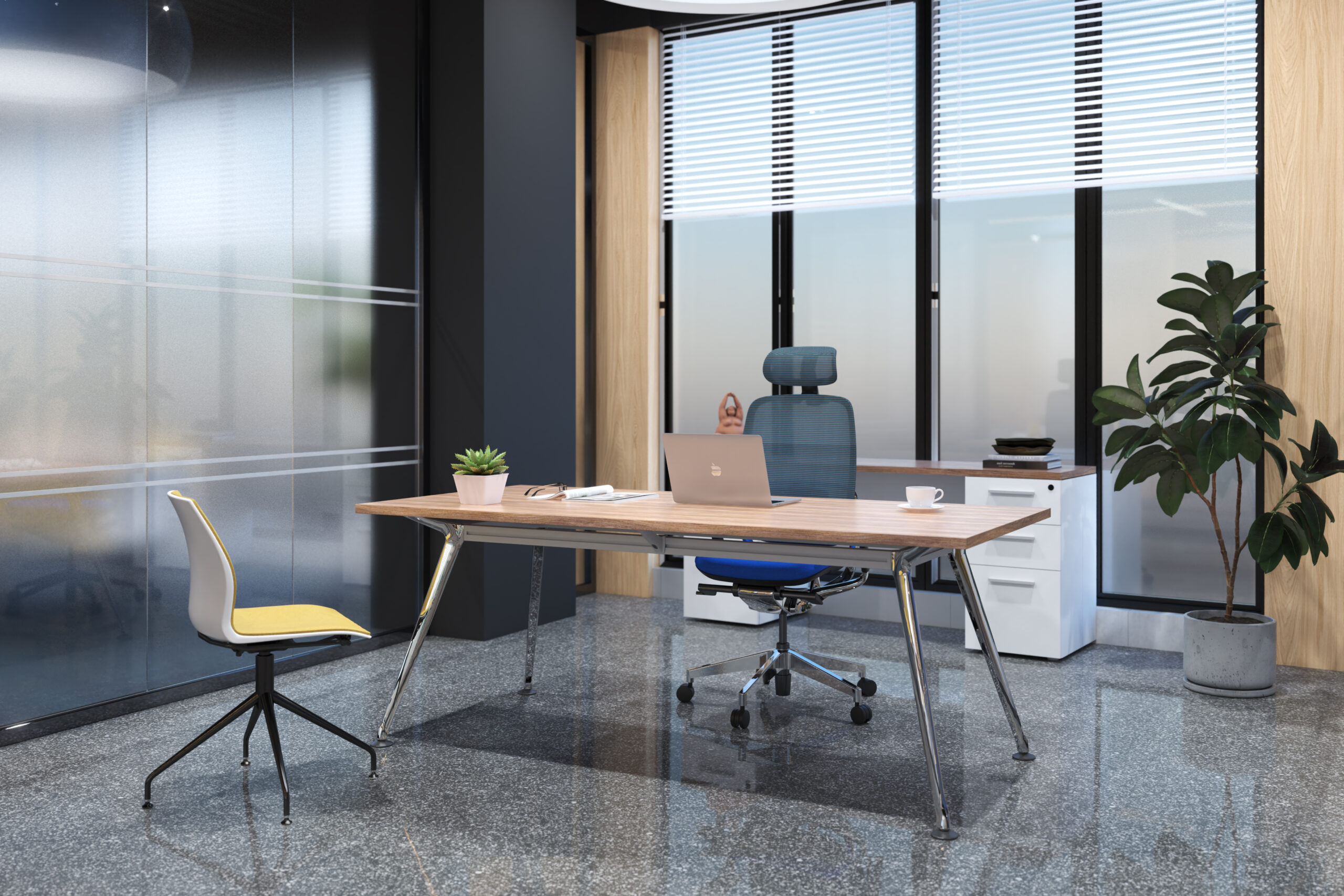 Escritorio Z Chrome Ejecutivo. - Image 2