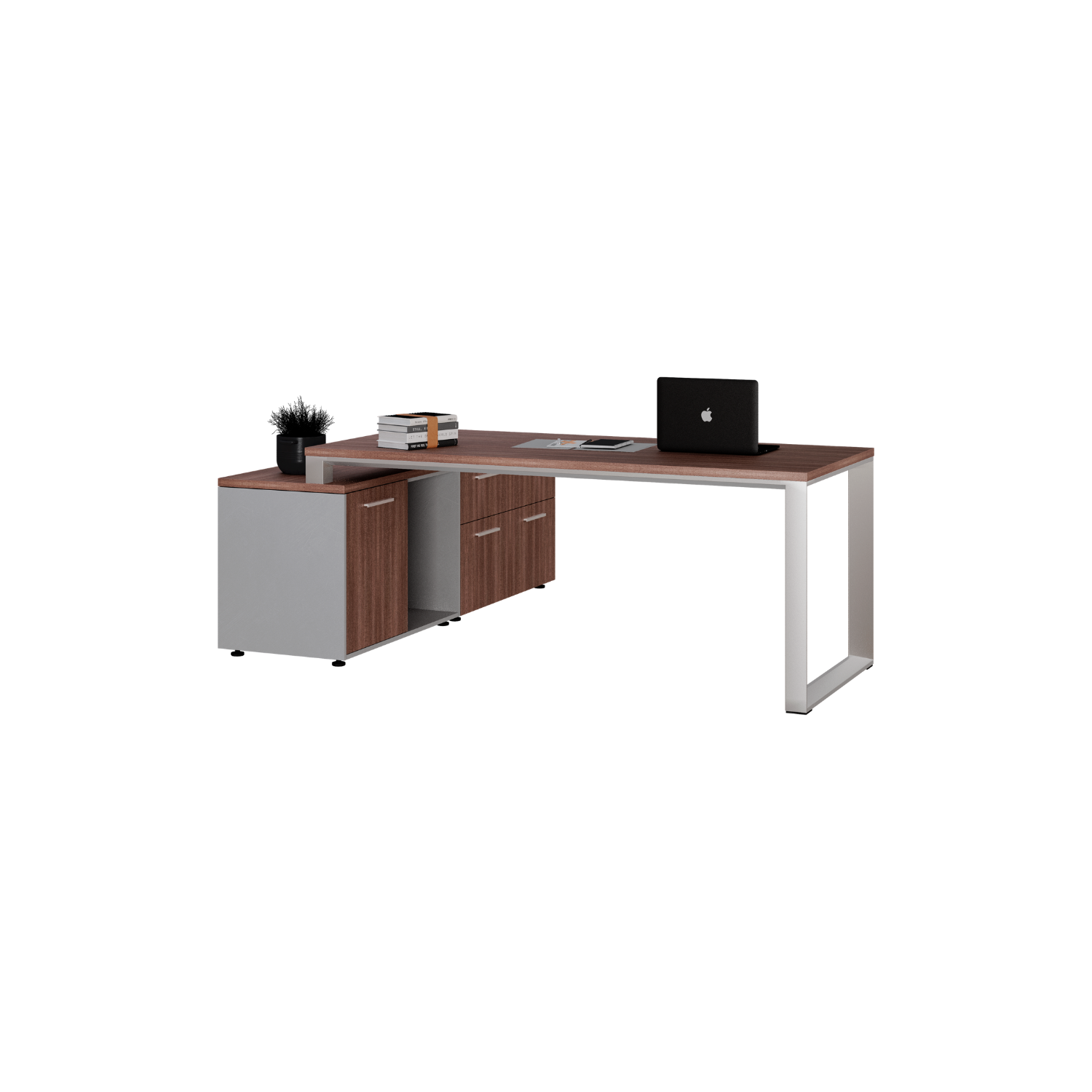 Escritorio SQ Con credenza lateral