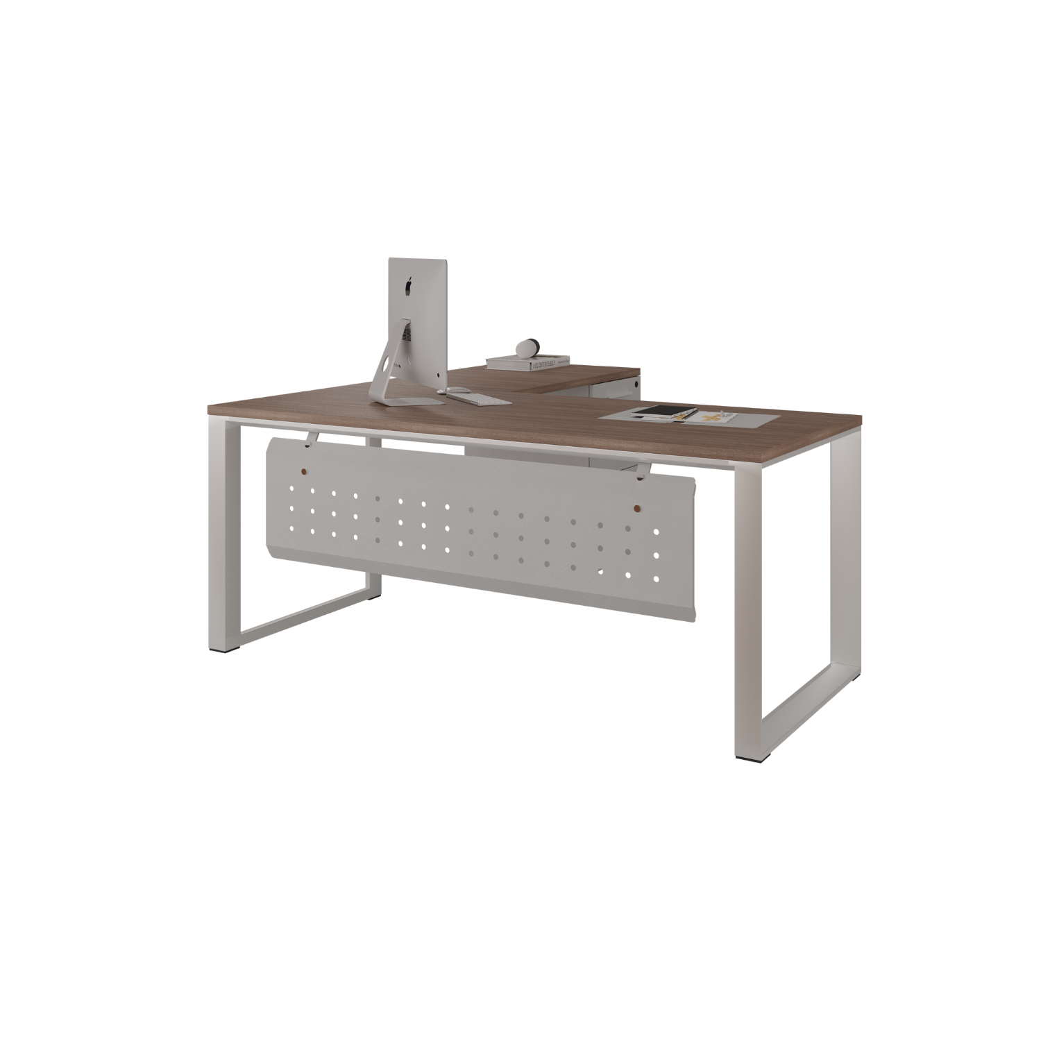 Escritorio SQ Semiejecutivo con credenza lateral