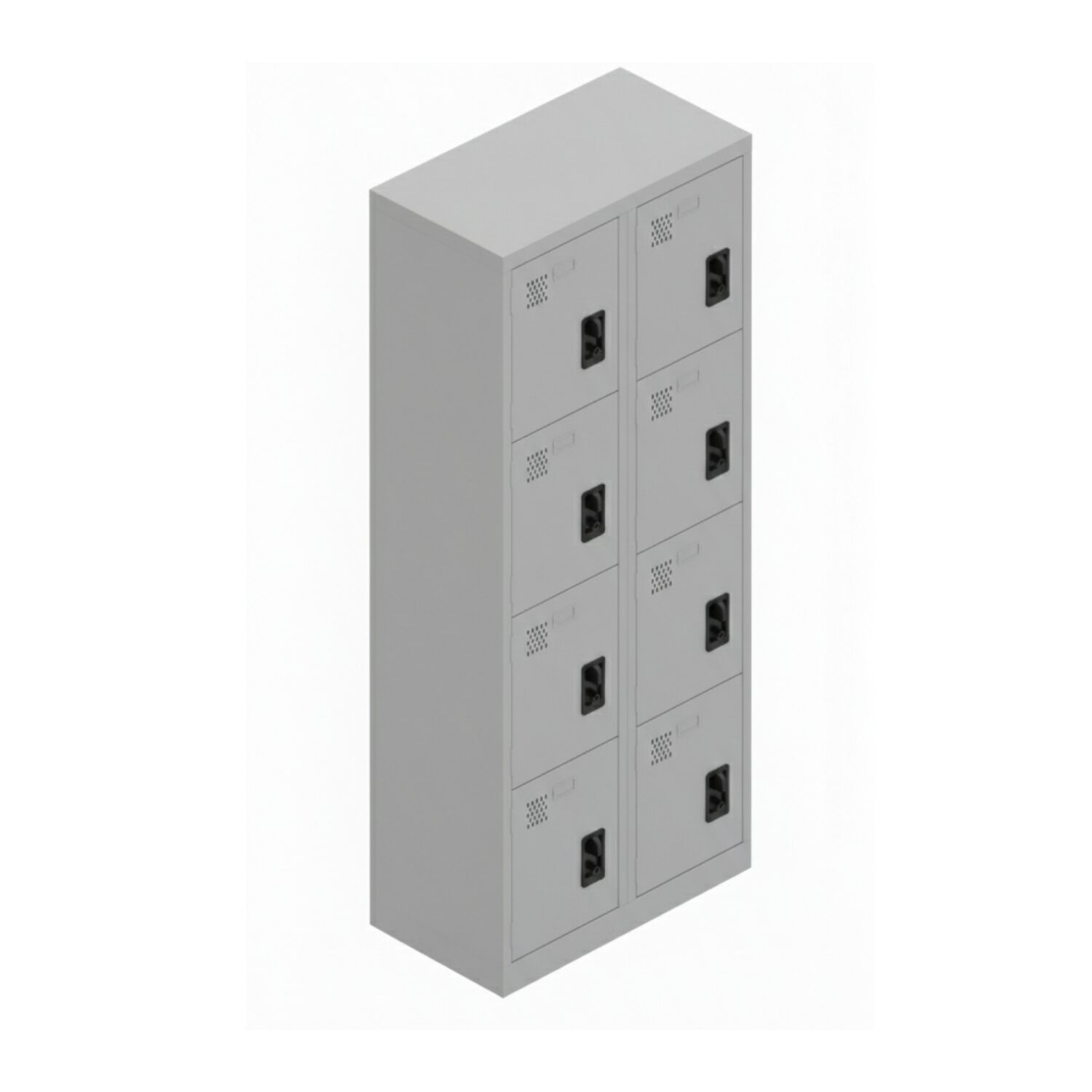 LOCKER METALICO CON 8 COMPARTIMENTOS