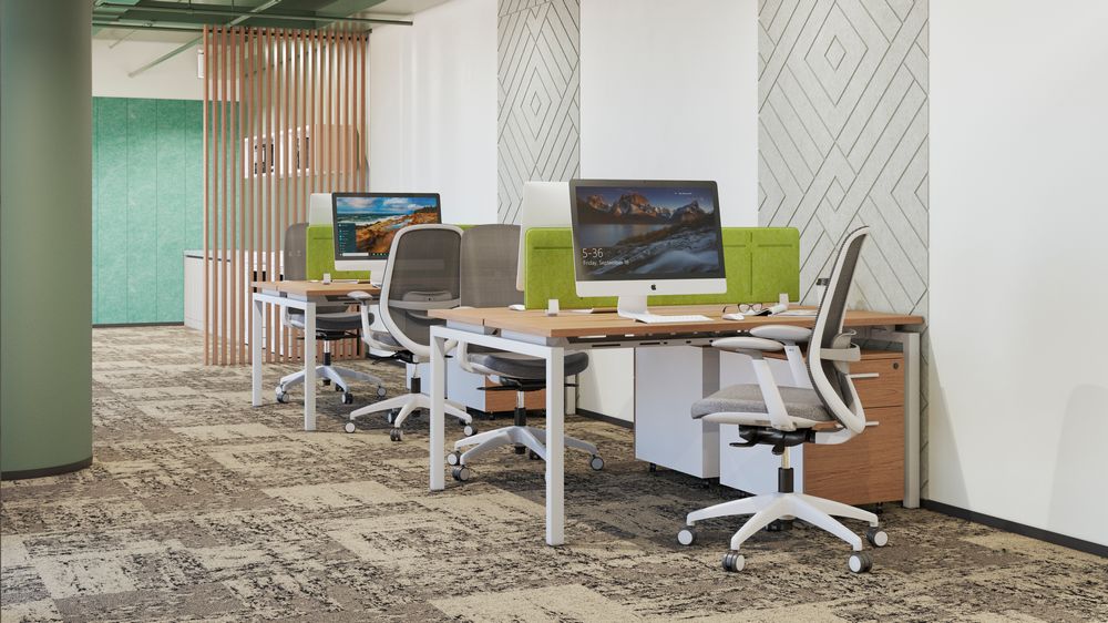 Escritorio White MS Bench 2 Personas - Image 2