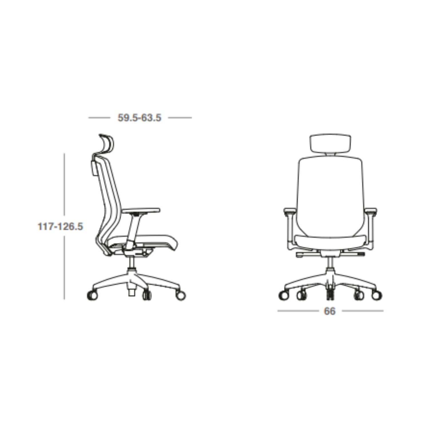 SILLA EJECUTIVA RED - Image 5
