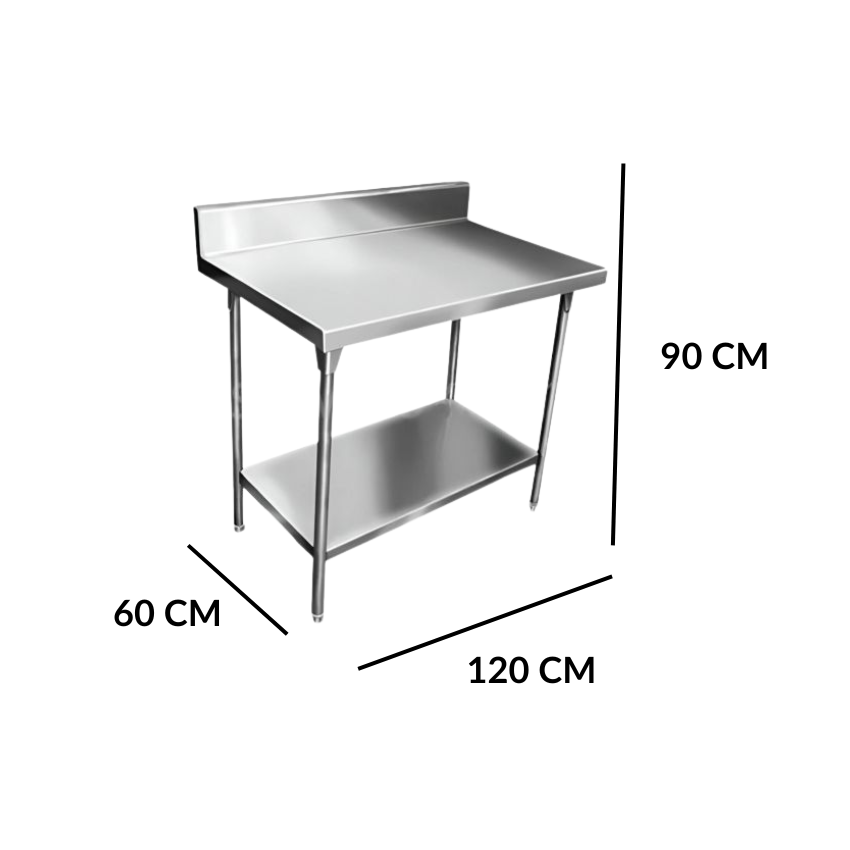 MESA MEDICA CON RESPALDO Y ENTREPAÑO - Imagen 4
