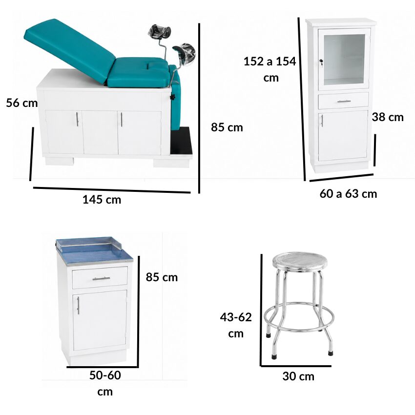 JUEGO DE MOBILIARIO MÉDICO FUTURA - Imagen 7